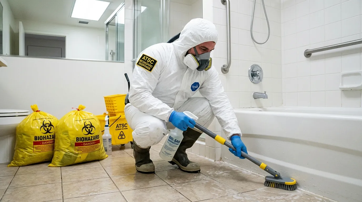 Decontamination equipment deployed for Blood Cleanup in Los Altos